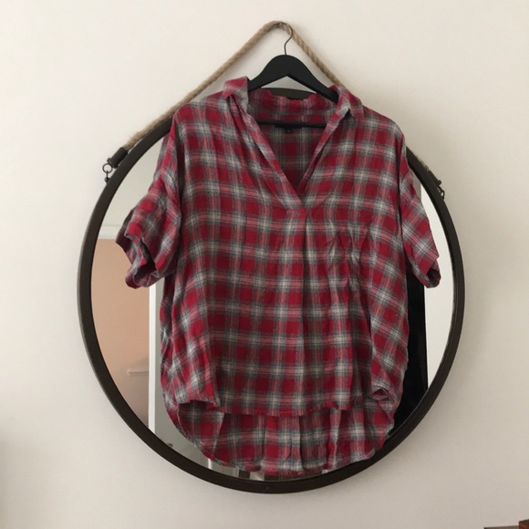 Madewell Flannel Back Button Shirt - Picture 3 of 7